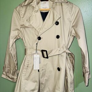 Zara Kids Light Tan Trench Coat